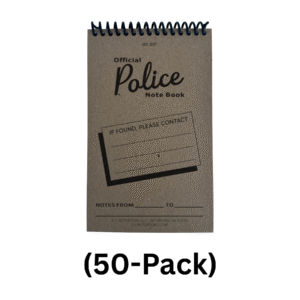 007 Police Notebook (50 Pack)