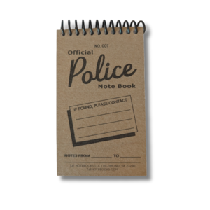 Image of a 3" x 5" Police Notebook